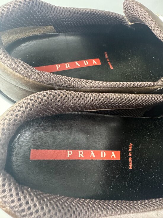 Authentic Prada Chocolate Brown Leather Classic Loafers main image 8